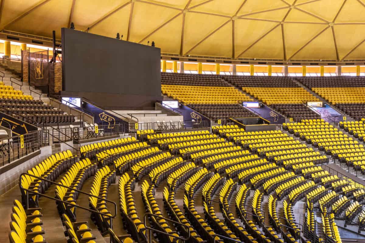 The University of Wyoming’s Arena Auditorium in Laramie, Wyoming.
