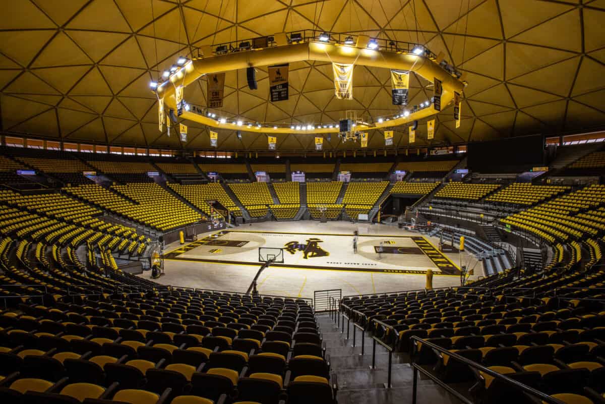 The University of Wyoming’s Arena Auditorium in Laramie, Wyoming.